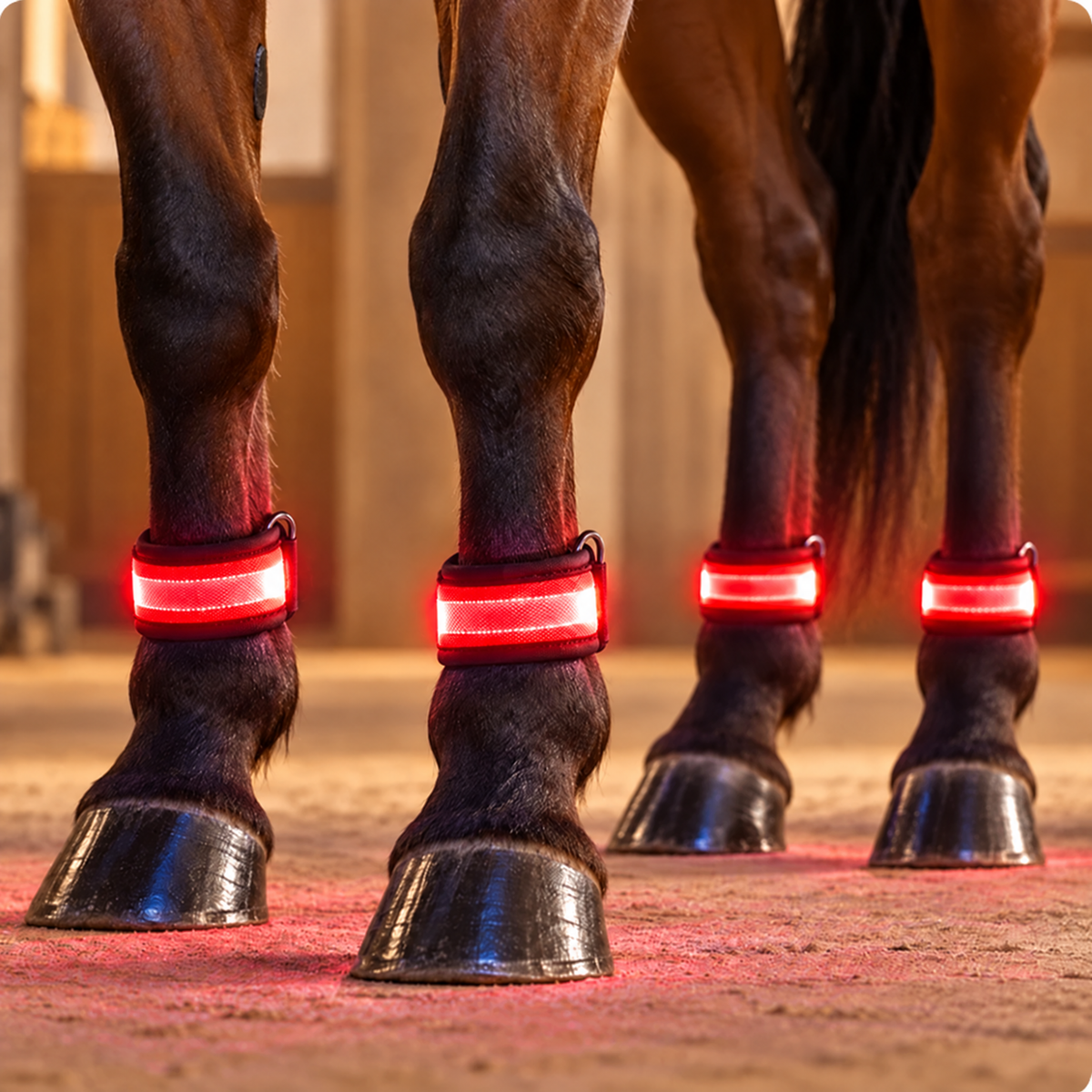 Horse Flare Glow Leg Bands (Set of 4)
